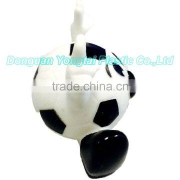 Plastic Miniatures Football Figure Toy,Plastic Soccer Figure Bath Toy photo-3
