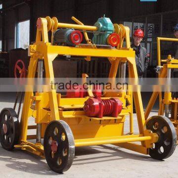 Factory price manual concrete brick making machine sale QT40-3B