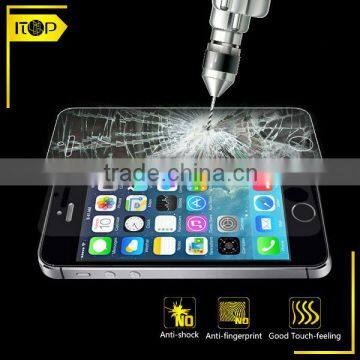 9H anti-scratch screen protector s4,for iphone 5 tempered glass screen protector for lg g2 price