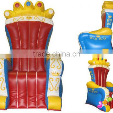 Best quality Inflatable Party Chair with PVC tarpaulin drawstring