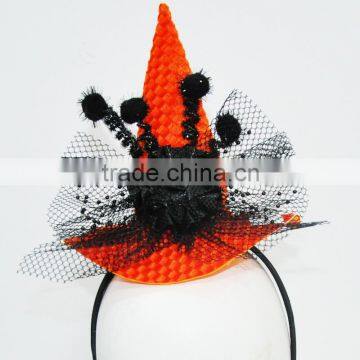 Orange headband with rose for party supplies