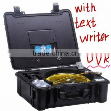 TVBECH Waterproof Pipe Plumbing inspection Camera with text writer