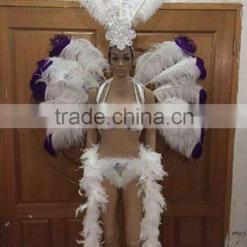 2016 white samba costume/sexy samba costumes for sale