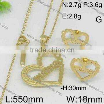 Hot Selling Heart Style Gold Color Jewelry Set From China Suppliers Jewelry photo-5