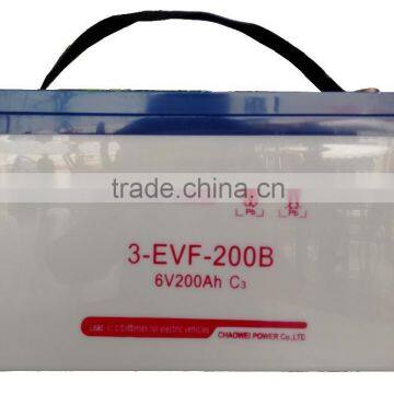 Chilwee Brand Electric Vehicle Battery, 6V 200Ah B