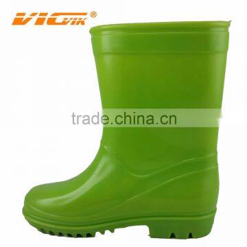 Girls cheap pvc rain boot pure color pvc rain boots