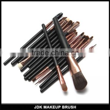 15 pcs rose gold cosmetic brush set