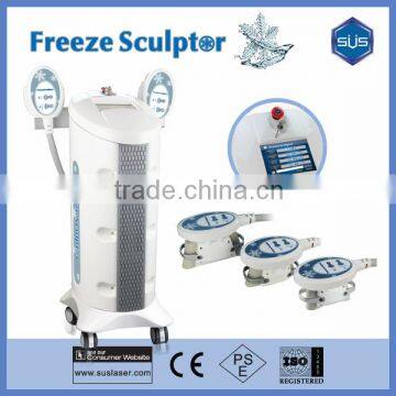 4 Cryo handles Cryo lipolyse Equipment/Cryo lipo machine/ Cryo laser slimming machine for salon use