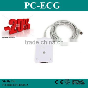 Hot Sale Discount Price of High Quality 12 lead Resting PC Based ECG machine with Dongle Key Machine System+CardioScape-Shelly