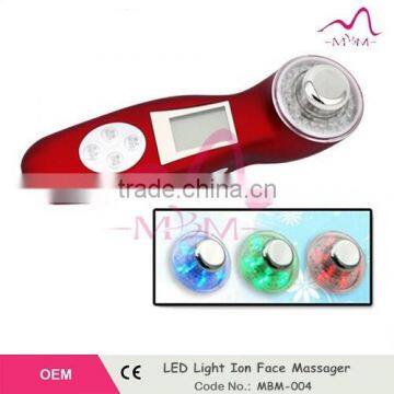 ultrasonic massager photon led equipment electroporation face beauty tool