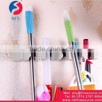 Wall Mounted 5 holes Plastic Mop And Broom Holder