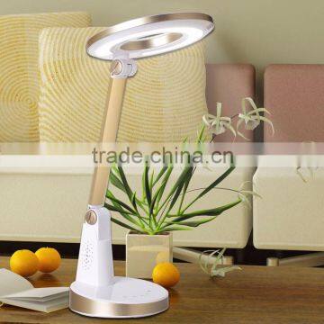 Ring LED light source Fashion desgin Desk lamps metal table lamp bedroom table lamp