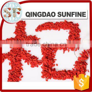 The high quality dried fruit ningxia goji berry export with low price