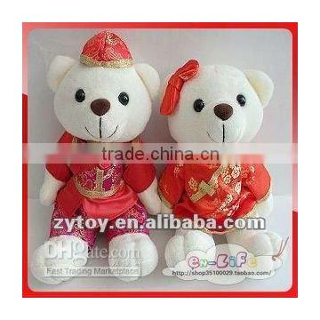 Craft plush jointed teddy bears Plush bear for New Year