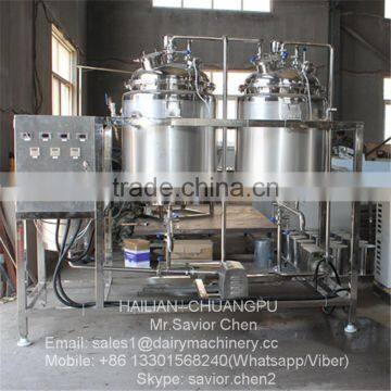 1000L Dairy Processing Equipment Industrial Milk Pasteurizer