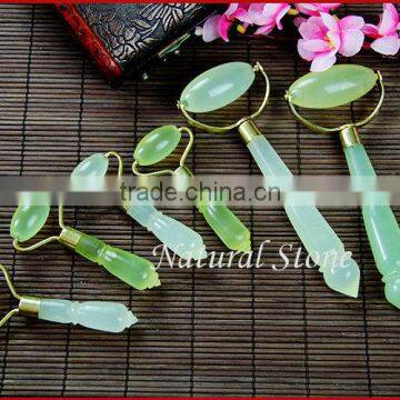 Chinese Natural Jade Stone Jade Roller Massage Stones for Face
