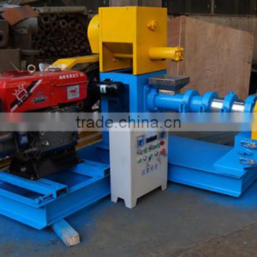 Diesel engine type floating fish feed pellet machine/fish feed pellet extruder