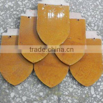 Top quality and competitive price for building material glazed fish scale roof tiles