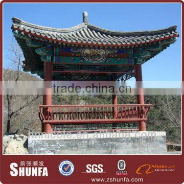 Clay roof tiles for garden roof