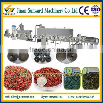 Simple operation automatic fish feeding production machine