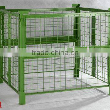 foldable wire container