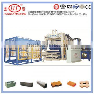 QT12-15D automatic hydraulic hollow block making machine