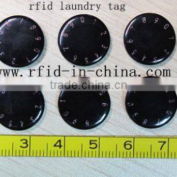 Contactless Washable RFID Alien Chip Laundry Tag for Hotel Bed Sheet Tracking System photo-2