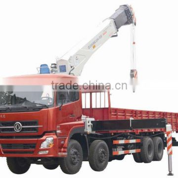 Advanced 8X4 Dongfeng Tianlong Cargo Truck mounted 16T crane