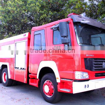 SINOTRUK HOWO 12000liter(12CBM) fire water tanker 6X4 used fire truck for sale