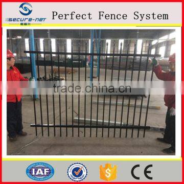 Customized Size Galvanized and Powder Coated Steel Used Tube Railing Fence