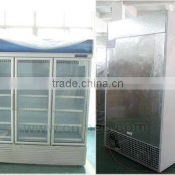 3 Door Supermarket Commercial Beverage Display Cooler/beverage Fridge/beverage Display Refrigerator photo-3