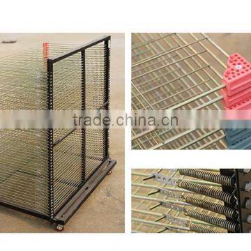 Zinc Coated Paper/ PVC/ PET/Cardboard Screen Finishing Drying Rack