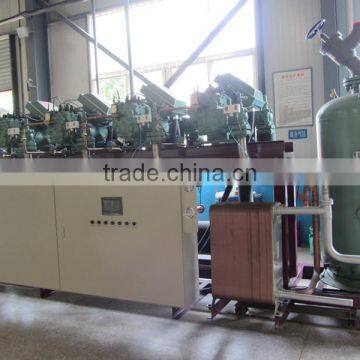 Screw-type parallel compressor unit for cold room