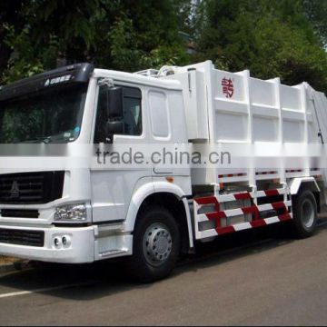 howo garbage waste compactor truck nade in china