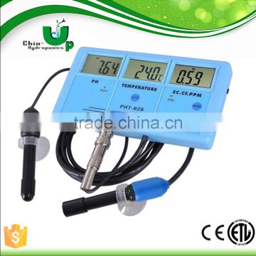 6 in 1 multi parameter water testing monitor PH / RH / EC / CF / Temp water quality tester