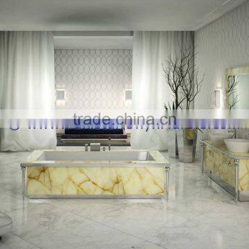 NATURAL COLOR UNIQUE DESIGN ONYX BATHTUBS COLLECTION photo-4