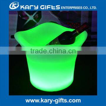 Night club beer ice bucket with led lighting for beer