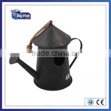 Metal pot bird nest watering design bird nest bird feeder