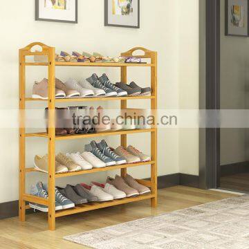 Hot Selling Economical Pine Wooden Shoe Rack photo-4