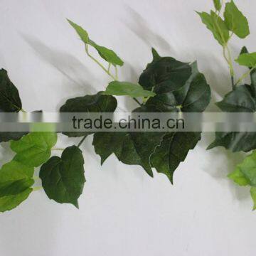 SJZJN 2580 plastic hanging leaves, garden hanging wall decor rattan, outdoor artificial wall hanging