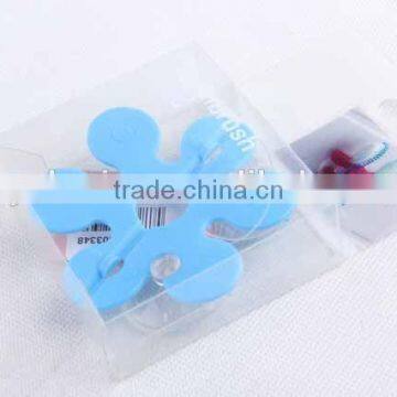 Flower Shaped With Two Suckers Folding Toothbrush Holder photo-4