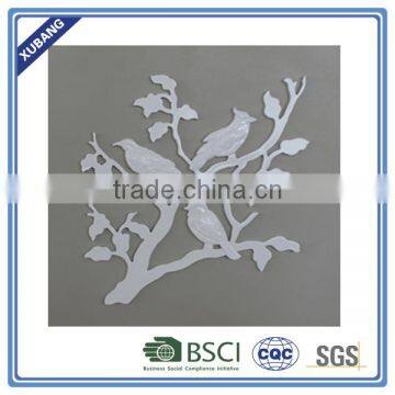 square bird with branch Wall Plaque for home decoration