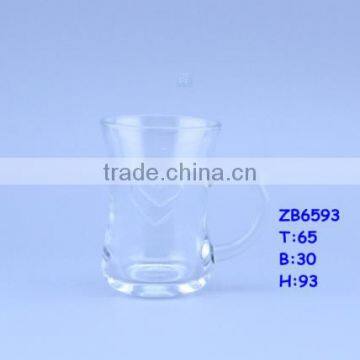 Handmade clear cheap scented votive shot glass