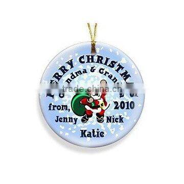 Ceramic Christmas ornament