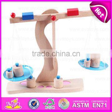 2016 new fashion preschool wooden balance toy W11F054