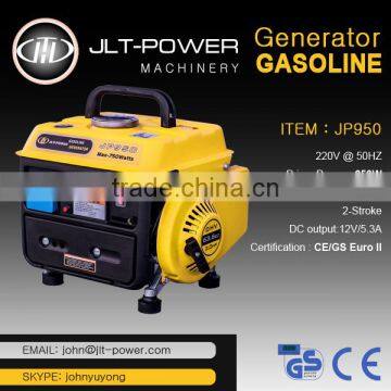 Hot sale! 2 stroke 650w portable gasoline generator with CE/GS certification