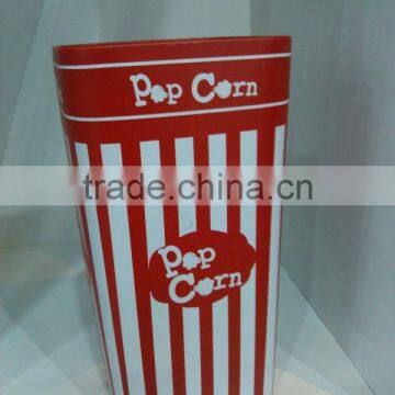 Square Taperd Popcorn Tin