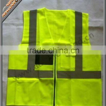 yellow reflective vest