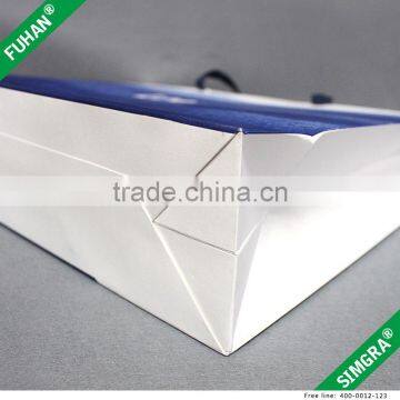 Custom Multicolor Paper Bag With Cotton Ribbon Handle for Clothing photo-4