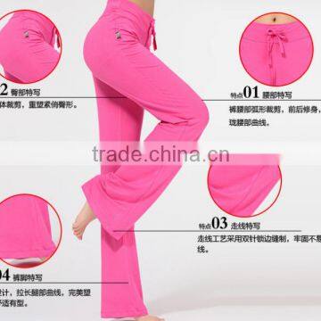 Spring Season Clothes Fitness Training Sports Trousers Women Modal Yoga Leggings Pants Running Dance Gym Workout Wear photo-3